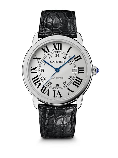 cartier watch stainless steel|cartier stainless steel watch 23718.